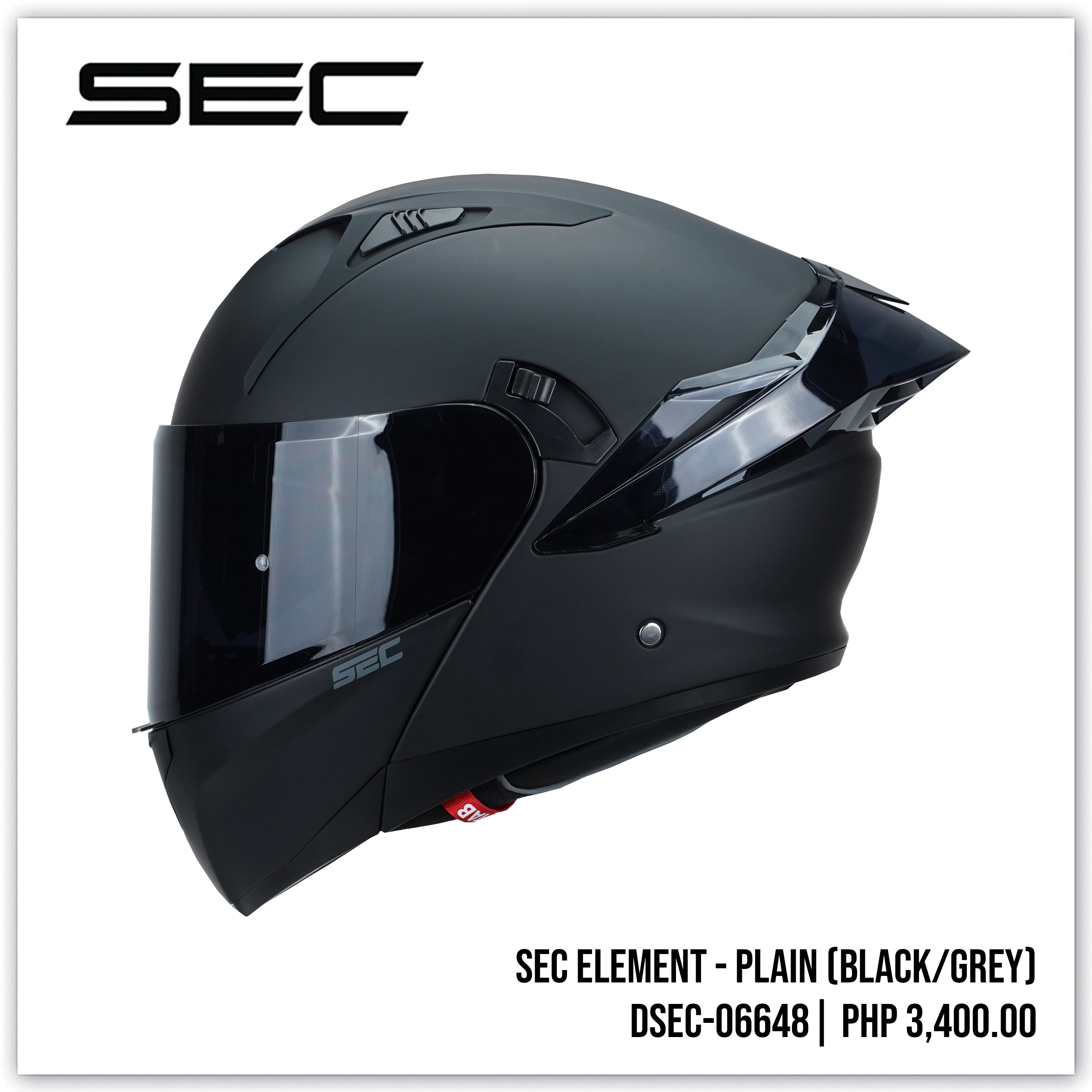 SEC ELEMENT - PLAIN (BLACK/GREY)